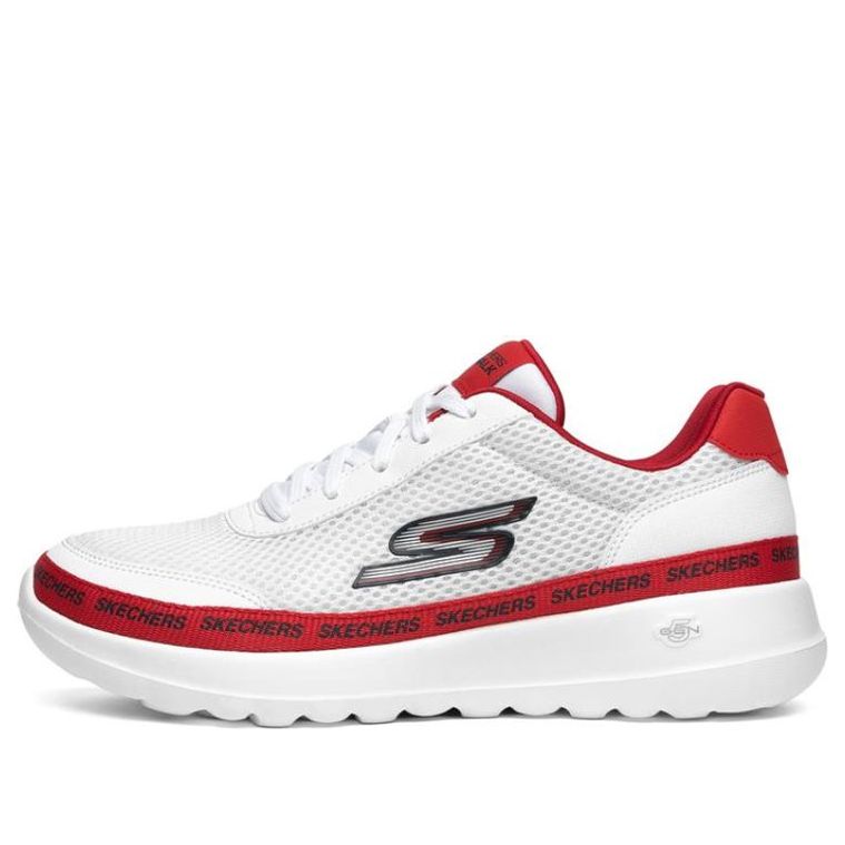 (WMNS) Skechers Go Walk Joy Running Shoes White/Red 124088-WRD