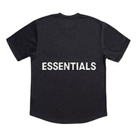 Fear of God Essentials Mesh Tee Black Breathable Short Sleeve Unisex FOGCLWY-BL-01
