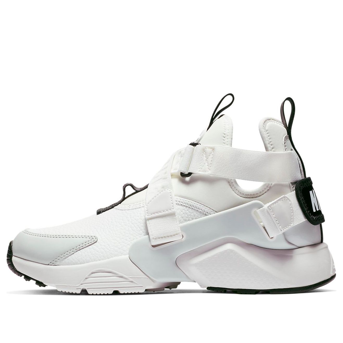 (WMNS) Nike Huarache City Utility Low-Top Gray/White AQ0085-100