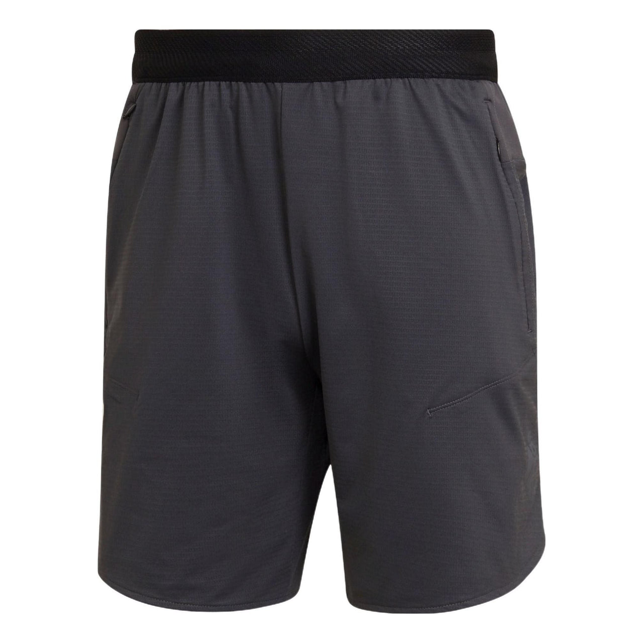 Men's adidas Printing Brand Logo Solid Color Gym Shorts Gray HC4215