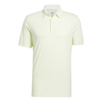 adidas SS22 Small Geometry Pattern Printing Short Sleeve Light Green Polo Shirt HA9172