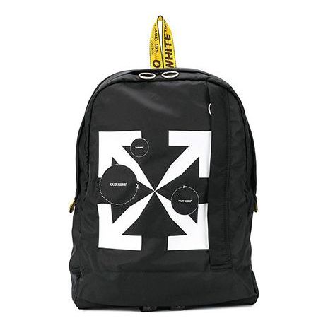 Men's Off-White Nylon Black Backpack OMNB0I9F20FAB0031001