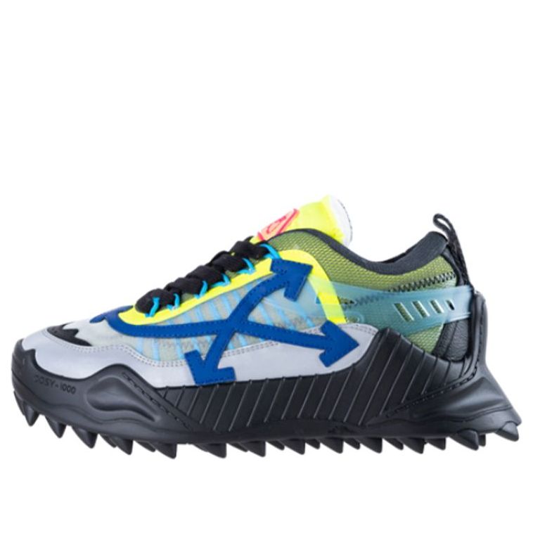 Off-White Net Sports Shoes Blue OMIA139E20FAB001JW