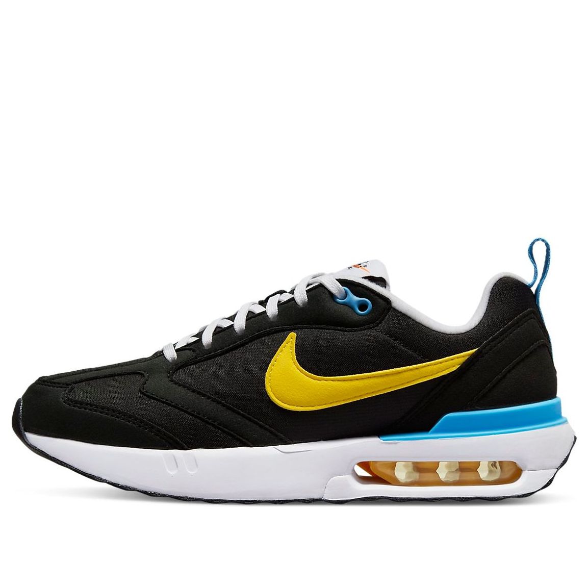 (GS) Nike Air Max Dawn 'Black Yellow' DR0161-001