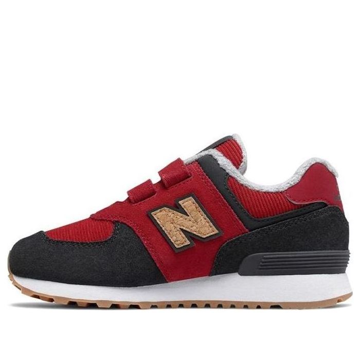 New Balance Hook and Loop 574 'Red Black' YV574KWS