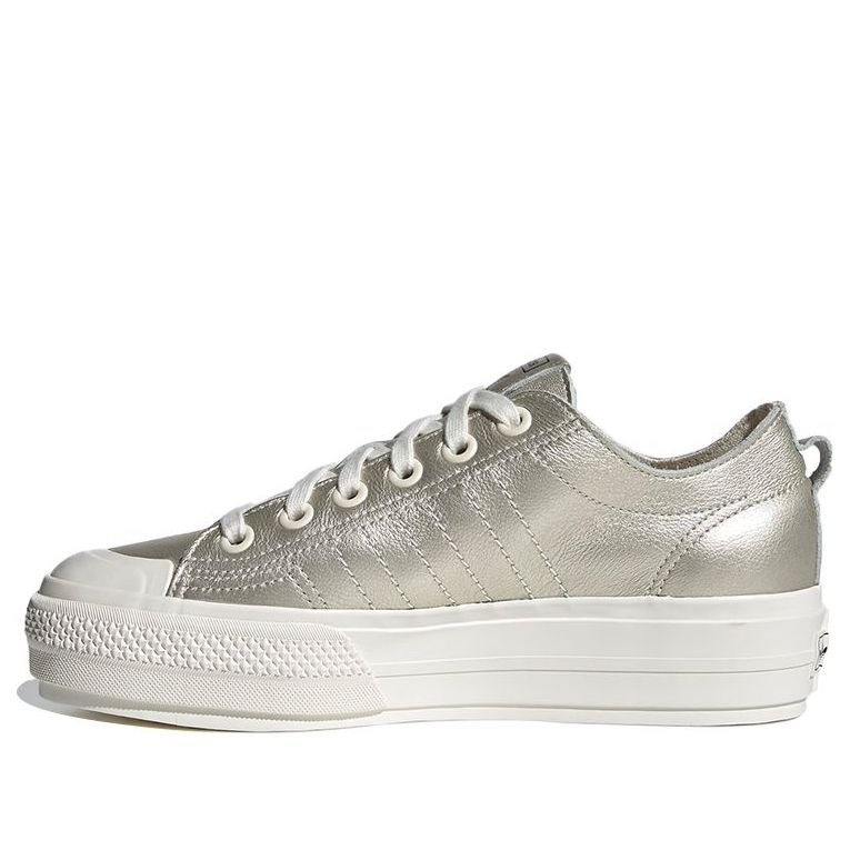 (WMNS) adidas Nizza Rf Platform 'White Gold' G55913