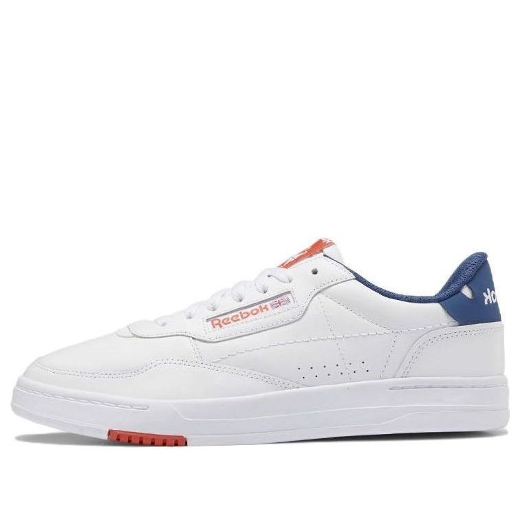 Reebok Court Peak Low Top Casual Skate Shoes Unisex White Orange 'White' GW7560