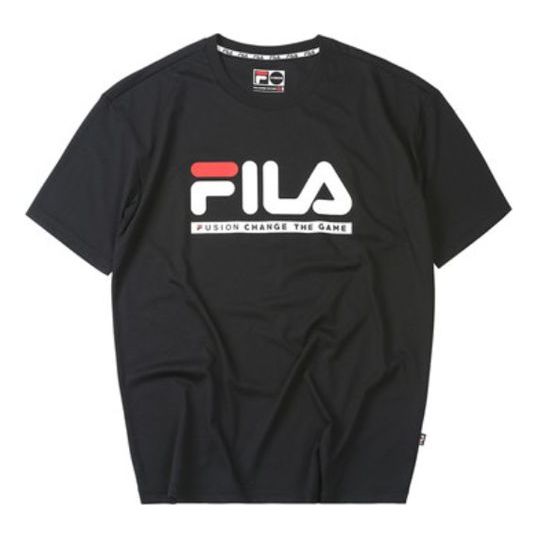 FILA FUSION Short Sleeve 2019 Knit Black T11M921118FBK