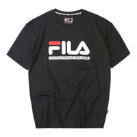 FILA FUSION Short Sleeve 2019 Knit Black T11M921118FBK