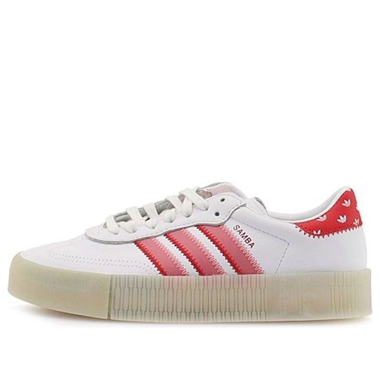 (WMNS) adidas Sambarose 'White Red' FY3118