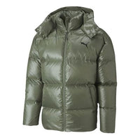 PUMA Volume Down Jacket 'Green Black' 585408-64