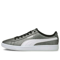 (GS) PUMA Vikky V2 Glitz 2 Casual Board Shoes Grey/White 373168-06