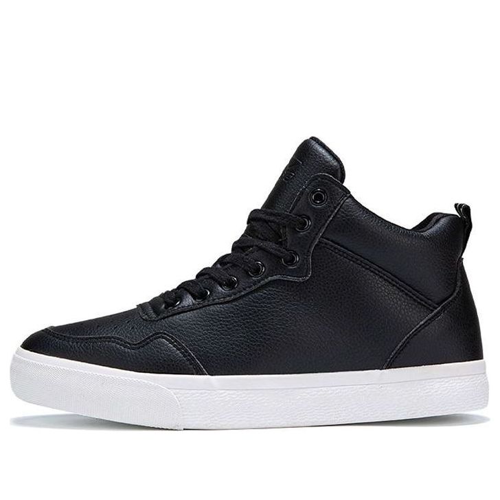 Li-Ning Classic Skateboarding Shoes Mid 'Black White' AGCP263-1
