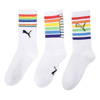 PUMA 3-Pack Apac Rainbow Socks 'Multicolor' 935830-01