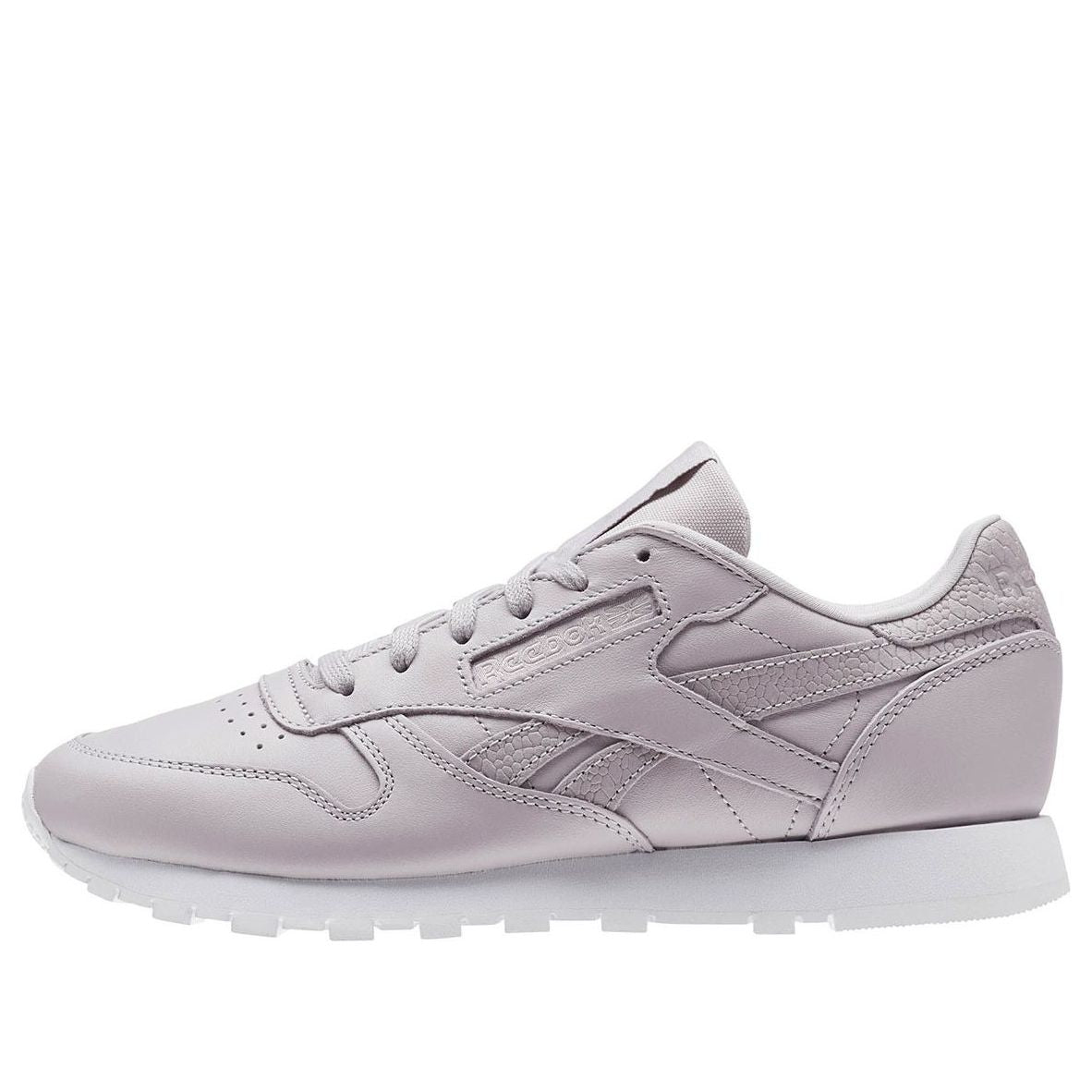 (WMNS) Reebok Classic Leather PS Pastel Running Shoes Purple CM9159