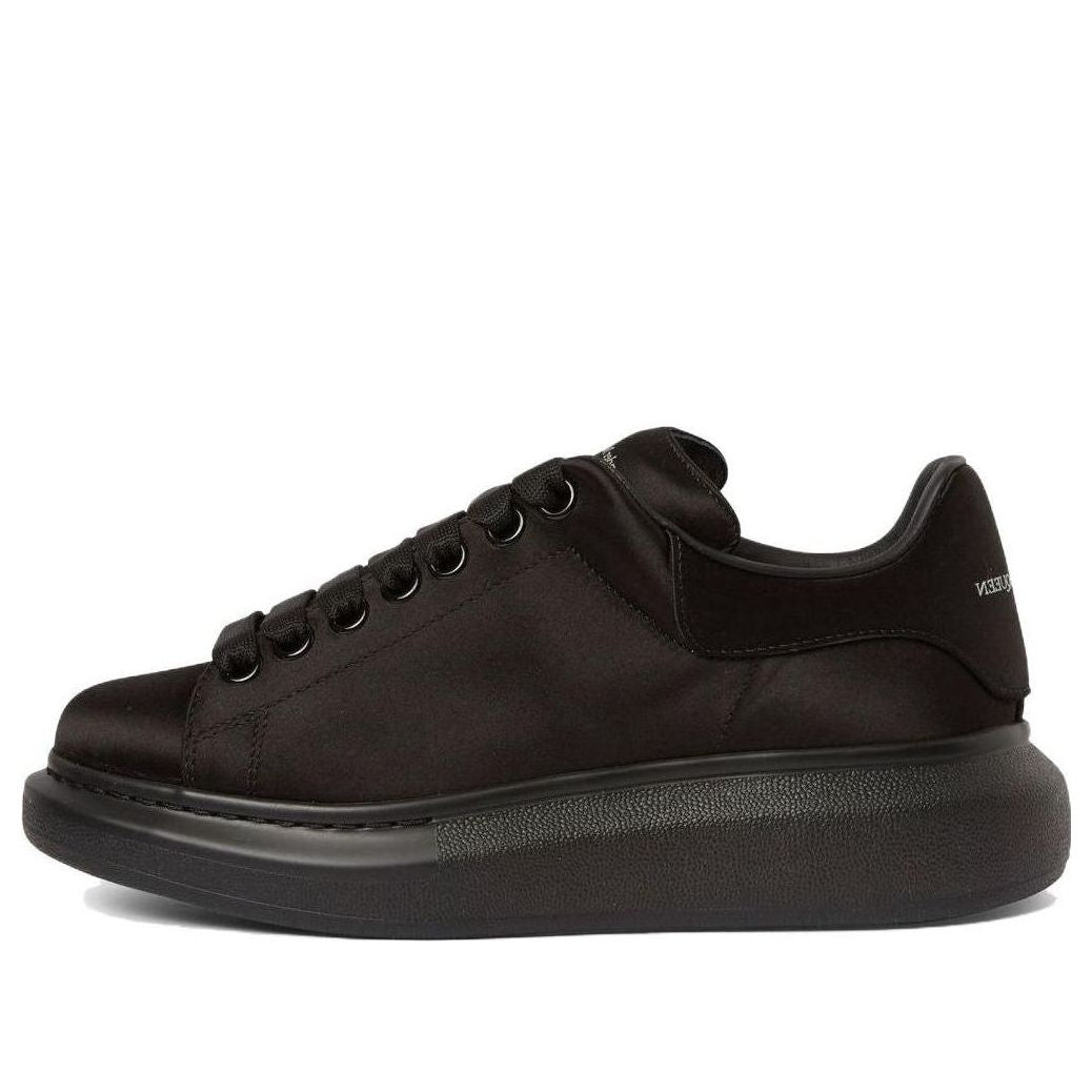 (WMNS) Alexander McQueen Oversized Sneakers 'Dark Brown Black' 708073W4AC01000