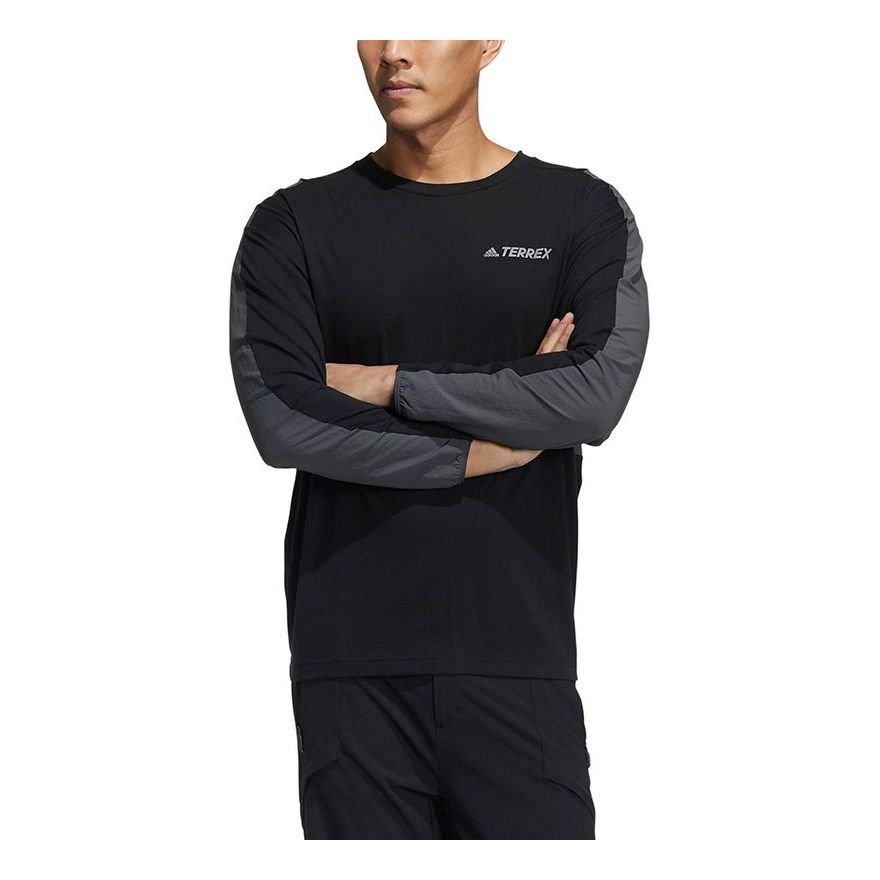 adidas Citylt Cb Lstee Casual Sports Round Neck Long Sleeves Black GN7621