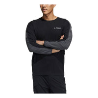 adidas Citylt Cb Lstee Casual Sports Round Neck Long Sleeves Black GN7621