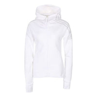 (WMNS) adidas  Z.N.E. Three Stripes Printing Hooded Jacket 'White Grey' FL1960