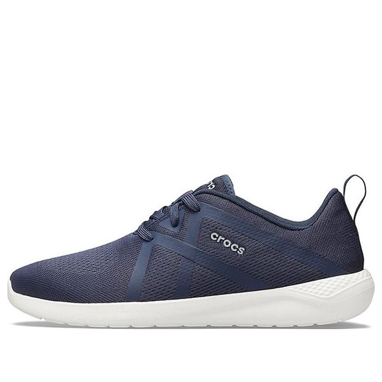 Crocs LiteRide Modform Laces Sneakers 'Navy White' 206070-462