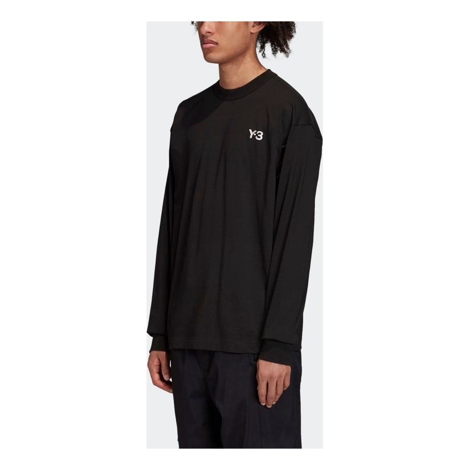 Men's Y-3 Photo Printing Long Sleeves Black FP8693