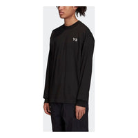 Men's Y-3 Photo Printing Long Sleeves Black FP8693