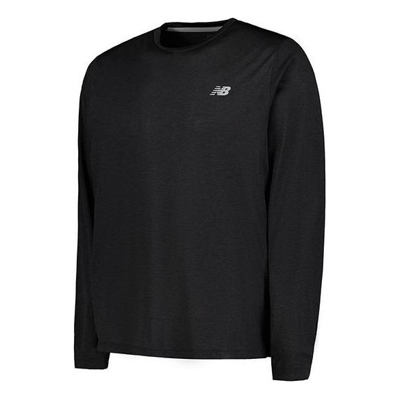 New Balance Athletics Long Sleeve T-shirt Asia Sizing 'Black' MT41256-BK