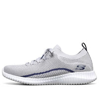 Skechers Elite Flex Grey/White/Blue 52865-LTGY