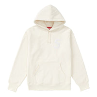 Supreme FW18 S Logo Hooded Sweatshirt Natural Logo SUP-FW18-621