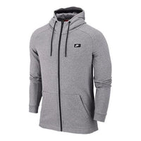 Nike Casual Sports Knit Zipper Hooded Jacket Gray AR1725-091