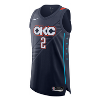 Nike Shai Gilgeous-Alexander Oklahoma City Thunder City Edition NBA Authentic Jersey 'Thunder Blue' HM6117-438