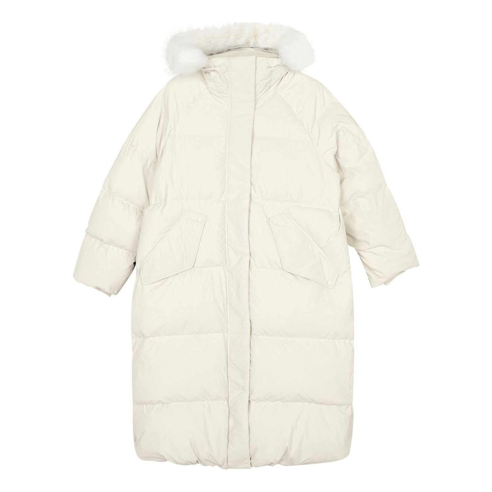 (WMNS) Skechers Casual Down Jacket 'White' L423W098-00NA