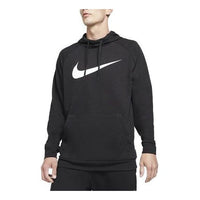 Nike Dry Graphic Logo Hoodie 'Black White' CZ2425-010