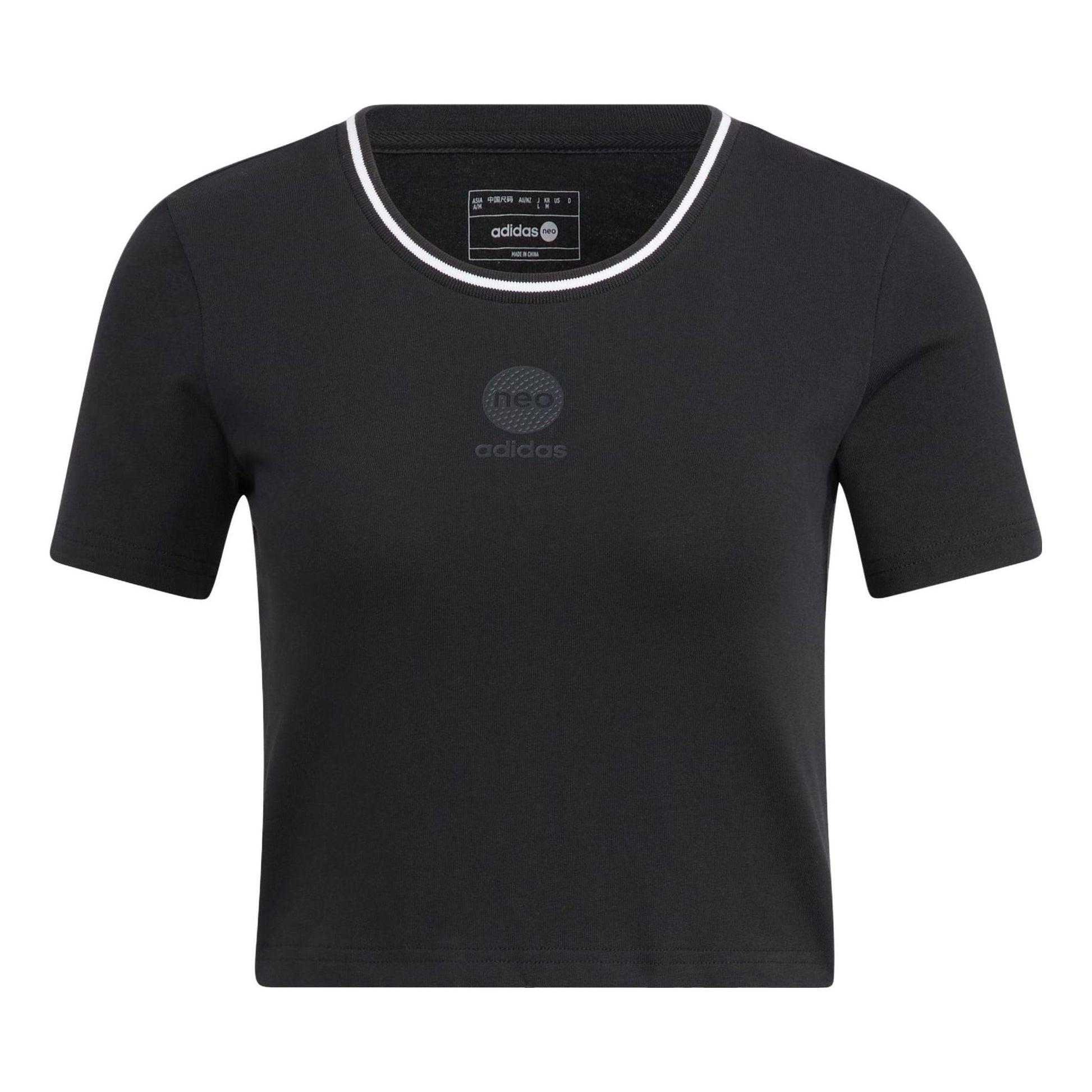 (WMNS) adidas Neo Basketball T-Shirts 'Black' HM1987