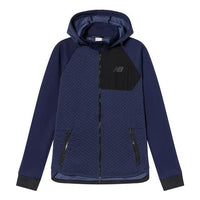 New Balance Heat Loft Full Zip Hooded Jacket Asia Sizing 'Blue' AMJ93001-PGM