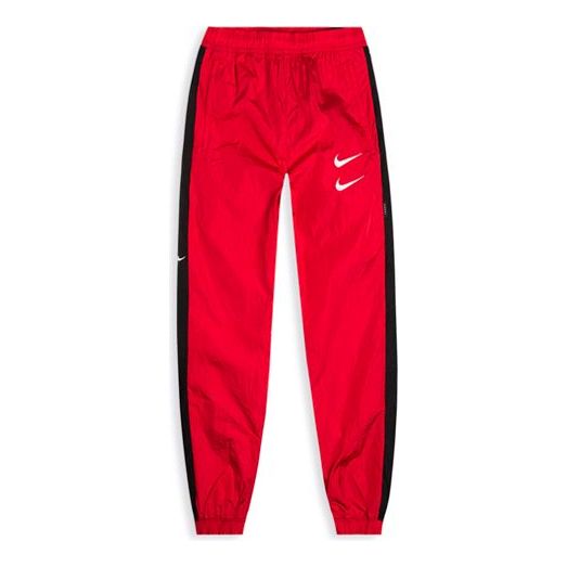 Nike Sportswear Swoosh Woven Pants For Men Red CJ4877-657