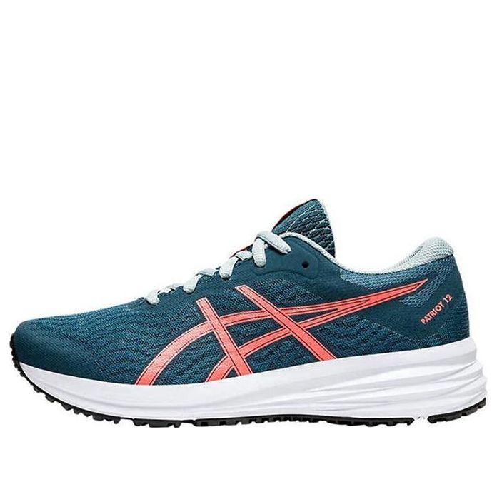 (GS) ASICS Patriot 12 'Magnetic Blue Sunrise Red' 1014A139-400