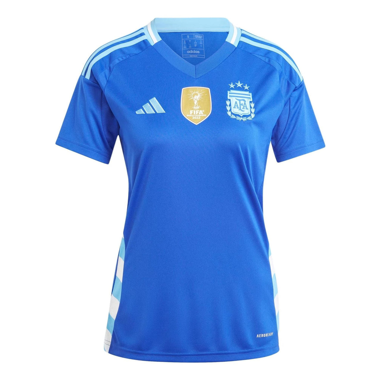 (WMNS) adidas Argentina 24 Away Soccer Jersey Asia Sizing 'Lucid Blue' IP8394