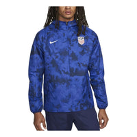 Nike USA Team Soccer Windbreaker Jacket 'Blue' DN1084-452
