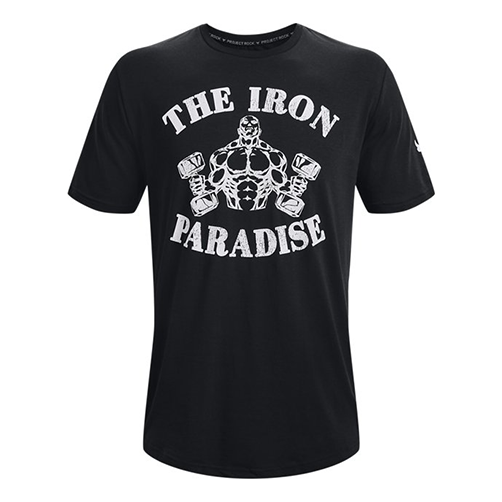 Under Armour Project Rock Iron Paradise T-shirt 'Black' 1373748-001
