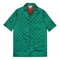 Gucci GG Canvas Nylon Bowling Shirt 'Green' 673622-ZAEBN-3239