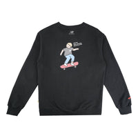 New Balance x DOE Printing Graphic Pullover Asia Sizing 'Black' NCA47111-BK