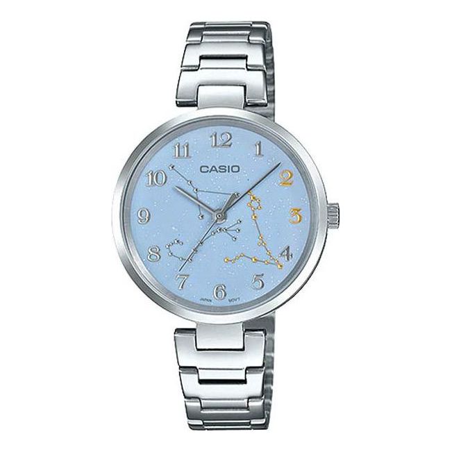 CASIO White Dial Pattern Dial Quartz Watch Analog LTP-E05D-2A