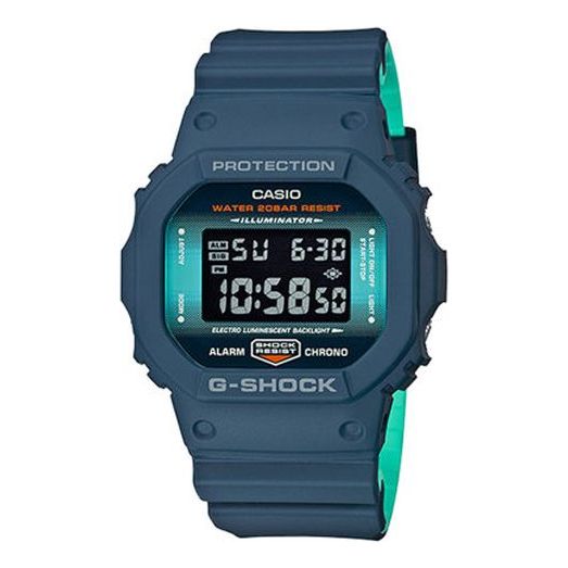 CASIO G-Shock Square 'Blue' DW-5600CC-2PR