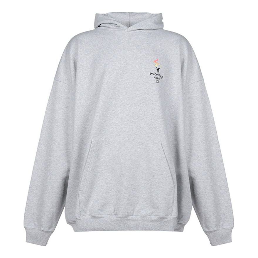 Men's Balenciaga Loose Version Sports Gray 620973TIV451167
