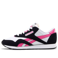 (WMNS) Reebok Classic Nylon 'Black White Pink' FY1072