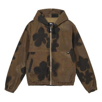 Stussy Floral Dye Work Jacket 'Brown' 115642