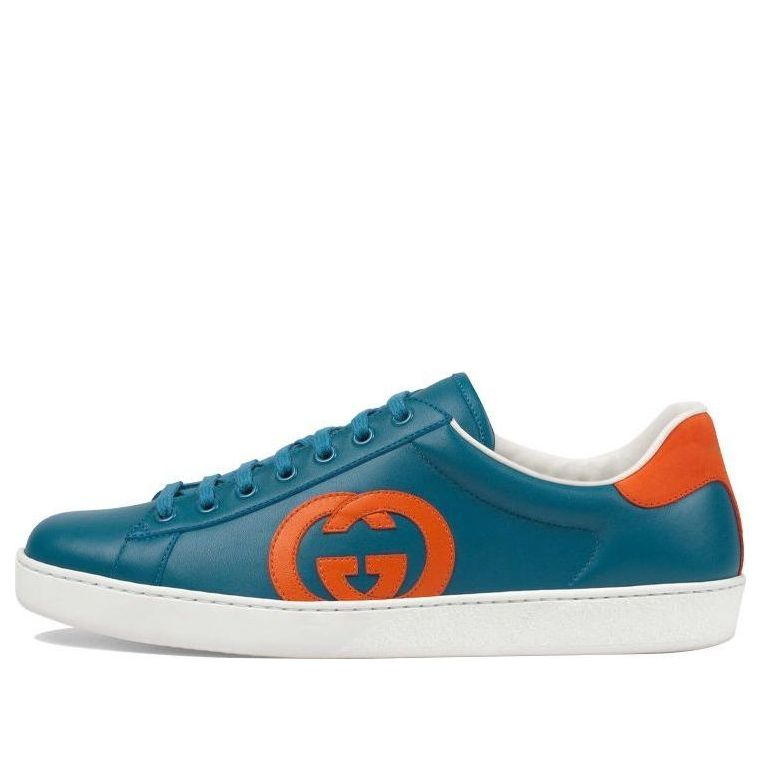 Gucci Ace 'Interlocking G - Blue Orange' 625783-1XG70-4460