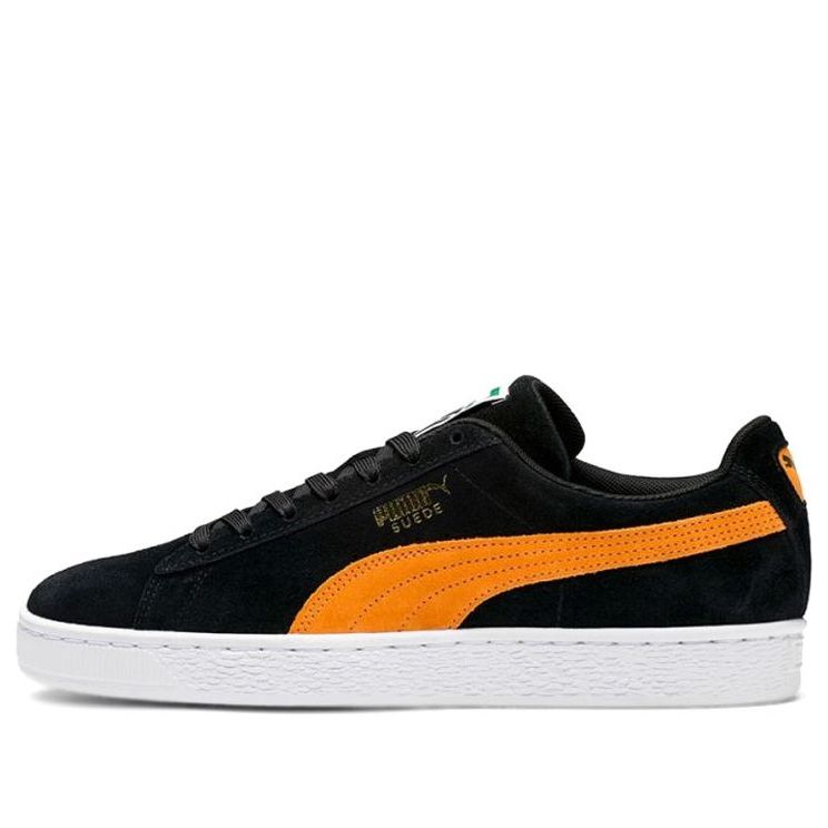 PUMA Suede Classic Shoes Black/Orange 365347-56