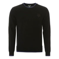 Men's KENZO Solid Color Pullover Round Neck Black FA55PU2023AB-99
